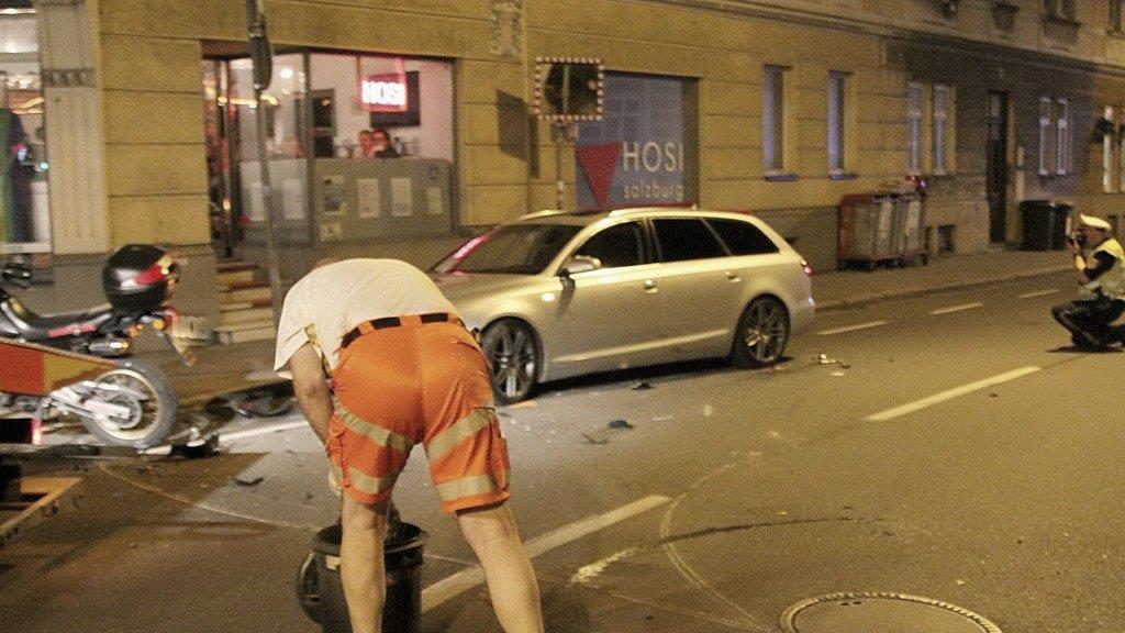 Crash in der Gabelsbergerstraße