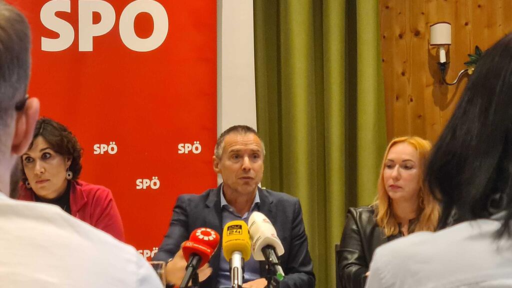 SPÖ-Trio: Thöny, Brandauer und Eder