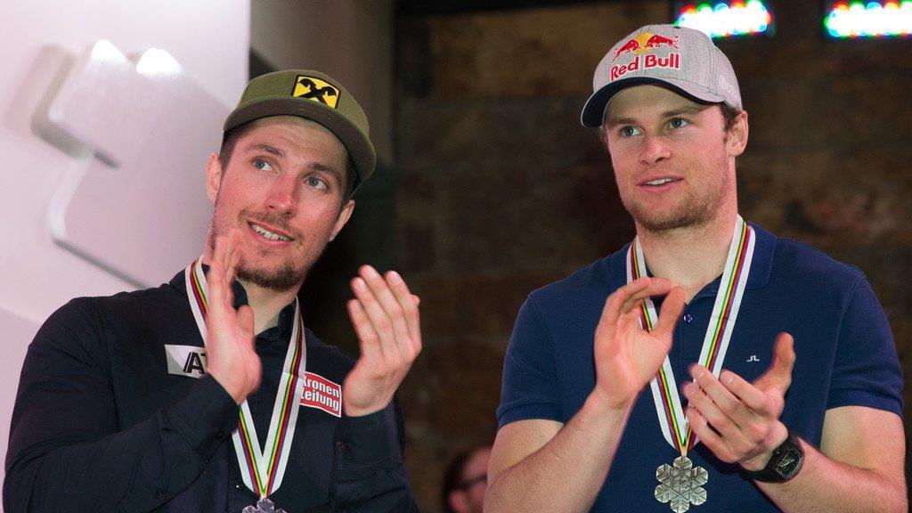 Marcel Hirscher feiert mit Silber im RTL seine dritte WM-Medaille in Vail.