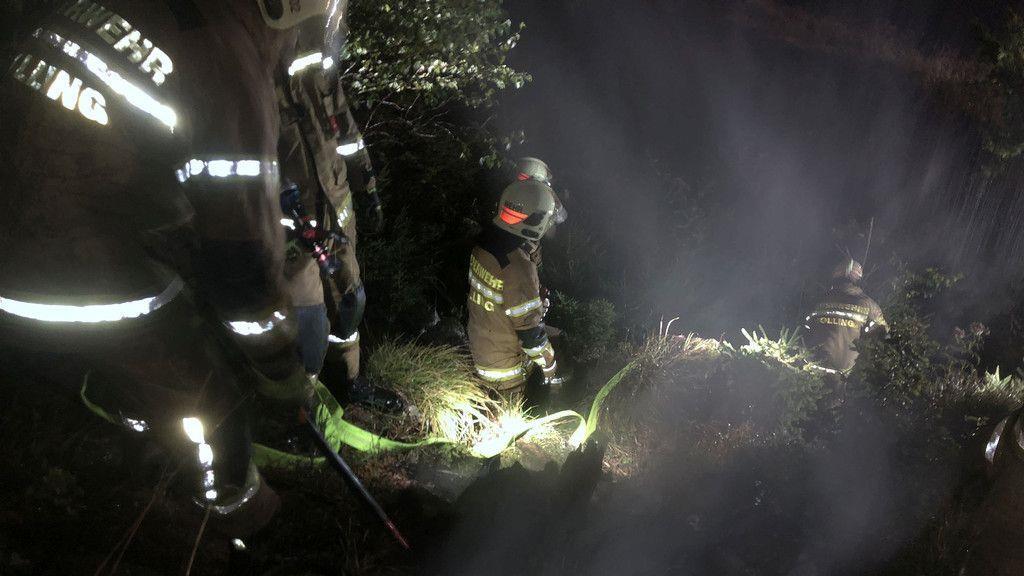 Unwetter über Salzburg: Waldbrand in Golling
