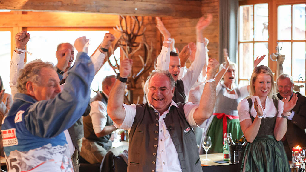 Jubel in Saalbach, Bartl Gensbichler