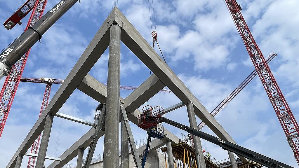 Baustelle Landesdienstleistungszentrum