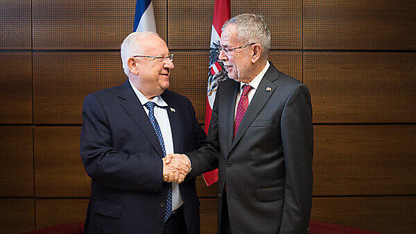 Rivlin lud Van der Bellen für nächstes Jahr nach Israel ein