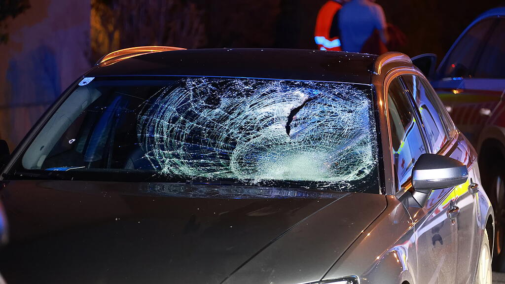 Pkw contra Fußgänger Alpenstraße