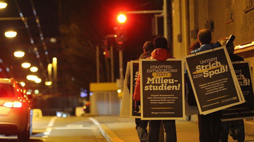 Schallmoos: Anrainer gehen gegen den Straßenstrich auf die Straße