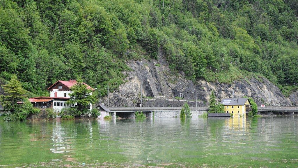Hochwasser in Ebensee, II