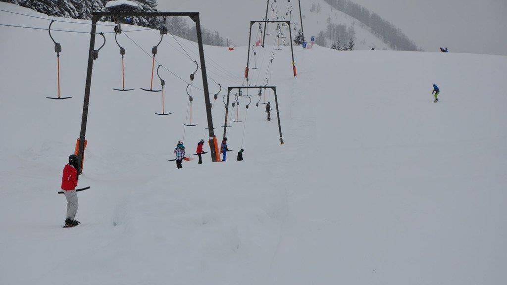 Skifahren auf der Postalm