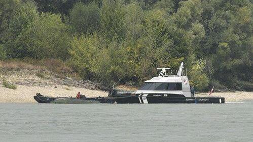 Bundesheer-Boot kentert auf Donau