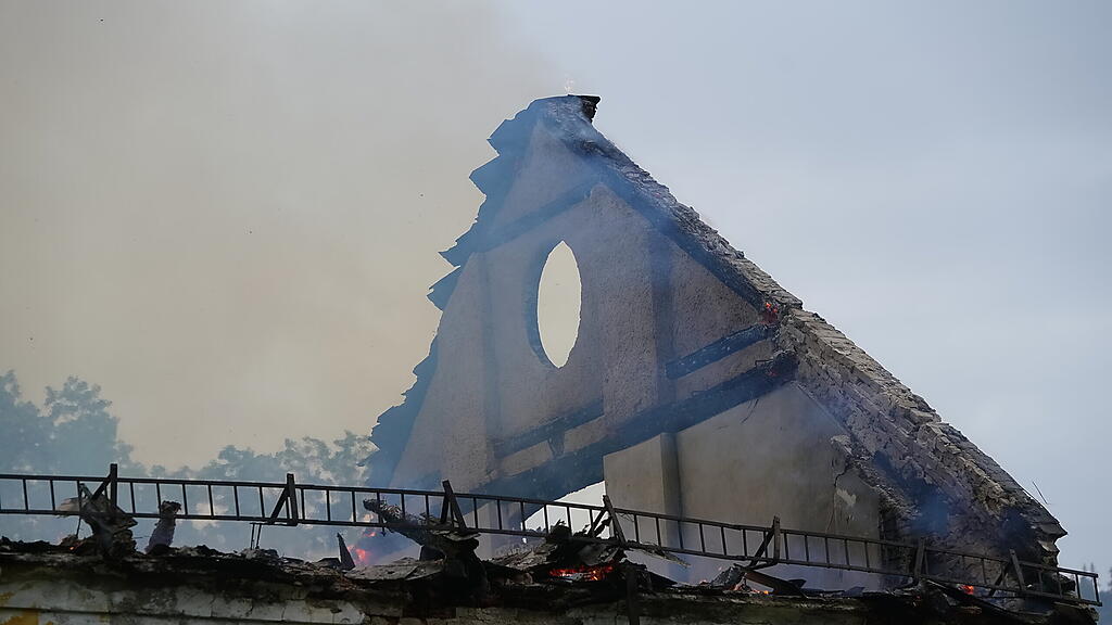 Zum Brand der Brauerei in Guggenthal dürfte Brandstiftung geführt haben.
