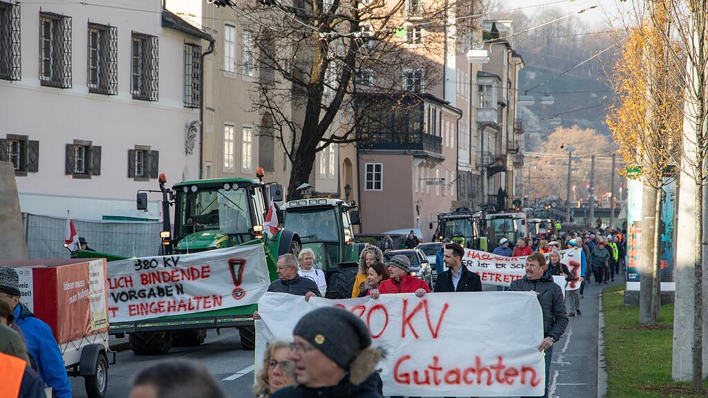 380 kv, demo Salzburg