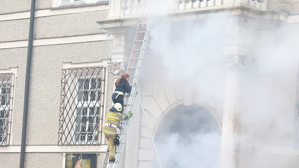 Brand im Dom: Spektakuläre Übung in Salzburger Altstadt