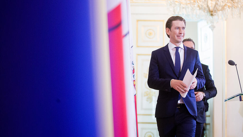 Kurz strahlt auch nach einem Jahr an der ÖVP-Spitze.