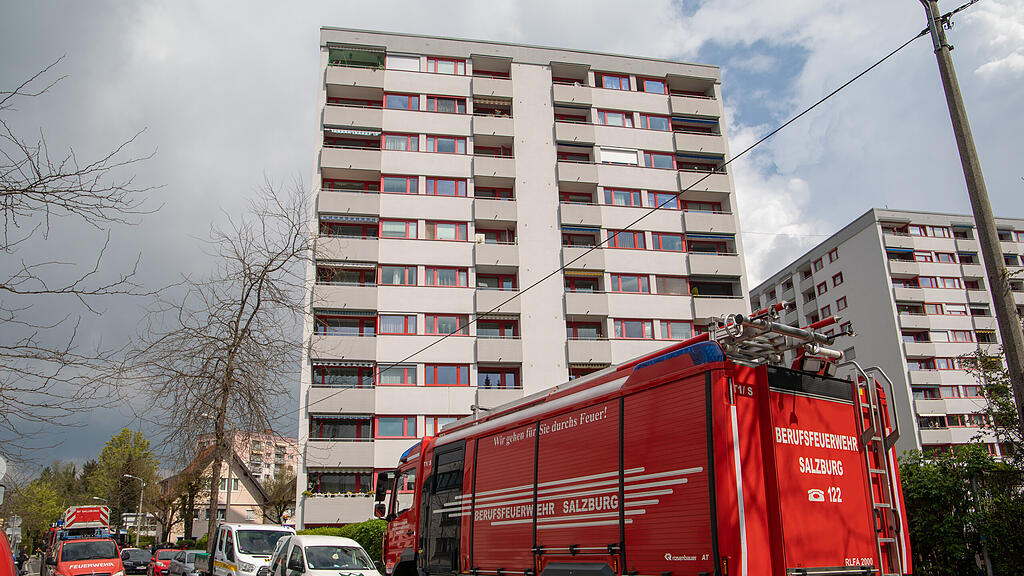 Brand Salzburg Lehen Revierstraße