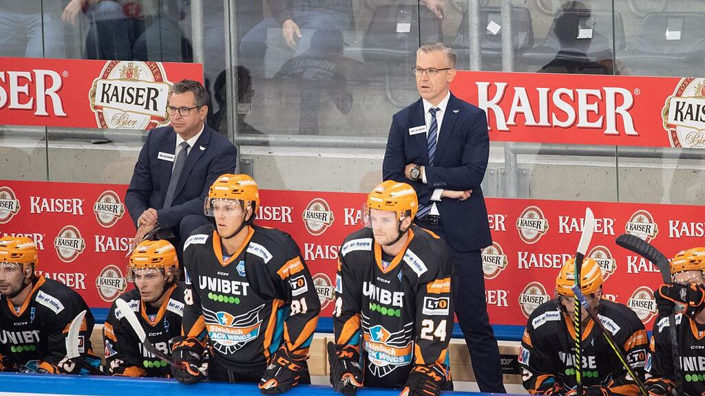 Eishockey: Liga-Auftakt - Black Wings Linz vs. RB Salzburg