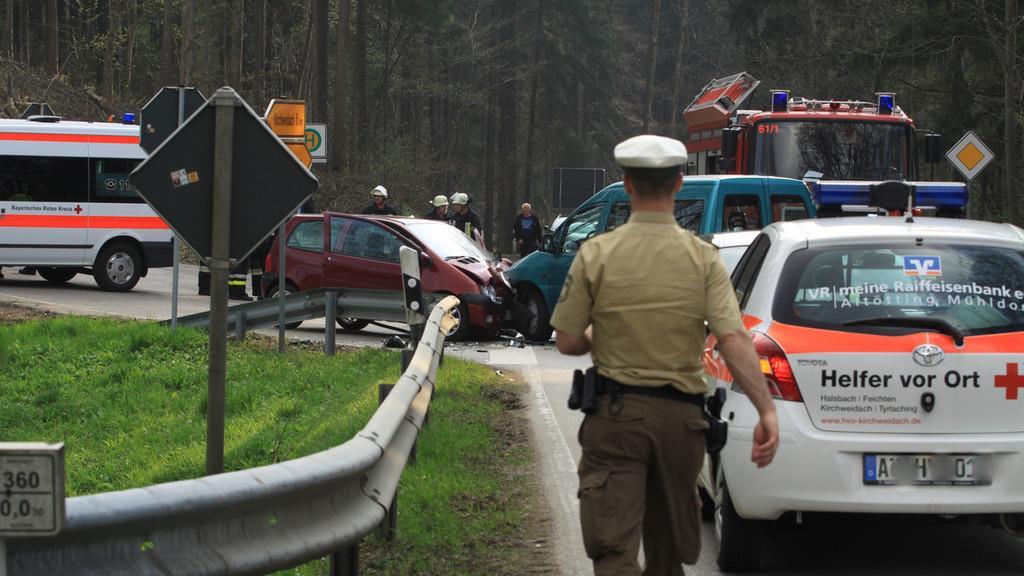 Frontalcrash in Trostberg