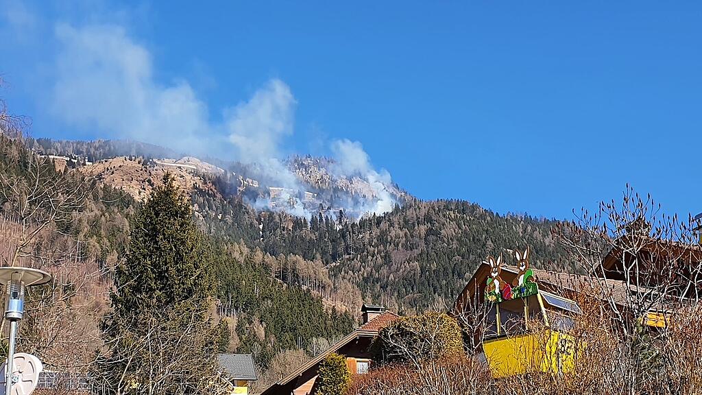 Waldbrand Spittal an der Drau
