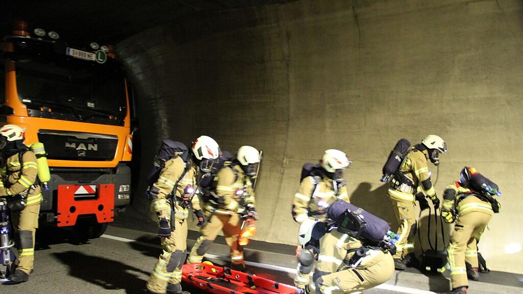 Übung Tauerntunnel