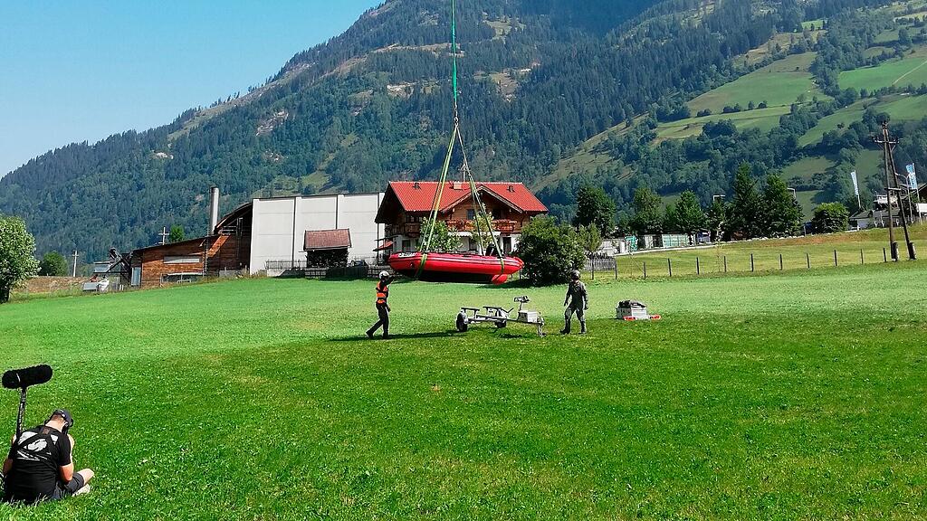 Übung, Wasserrettung, Gastein