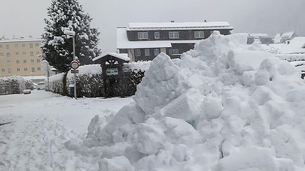 Schneefall Bad Gastein