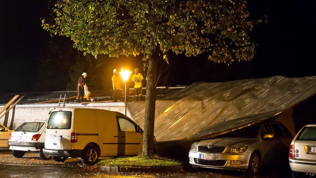 Sturm über Salzburg: Einsätze in der Stadt Salzburg