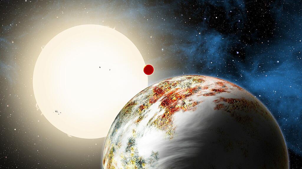 "Mega-Erde" entdeckt: Exoplanet mit 17 Mal so viel Masse wie die Erde.