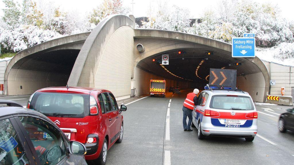 Der Umweltschutztunnel musste in Fahrtrichtung Wien für eine Dauer von 20 Minuten komplett gesperrt werden.