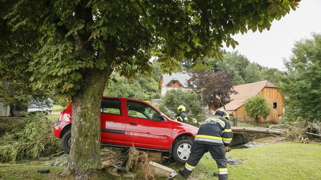 Unwettereinsätze in der Steiermark