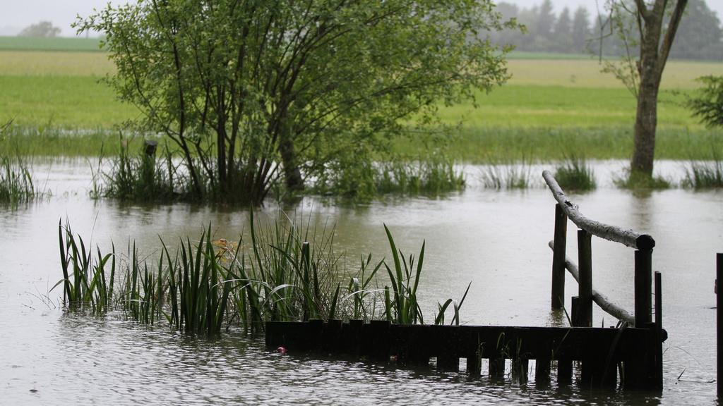 Hochwasser in Trostberg