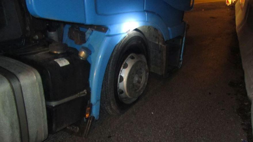 Lkw-Unfall im Hieflertunnel