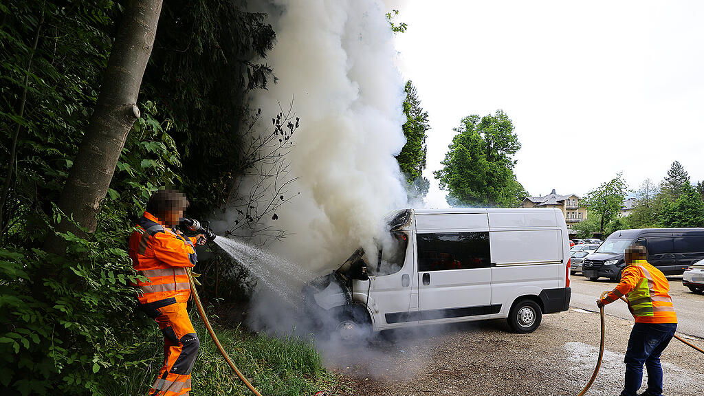 Fahrzeugbrand in Bad Reichenhall