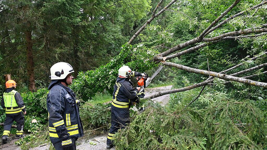Unwetter in OÖ