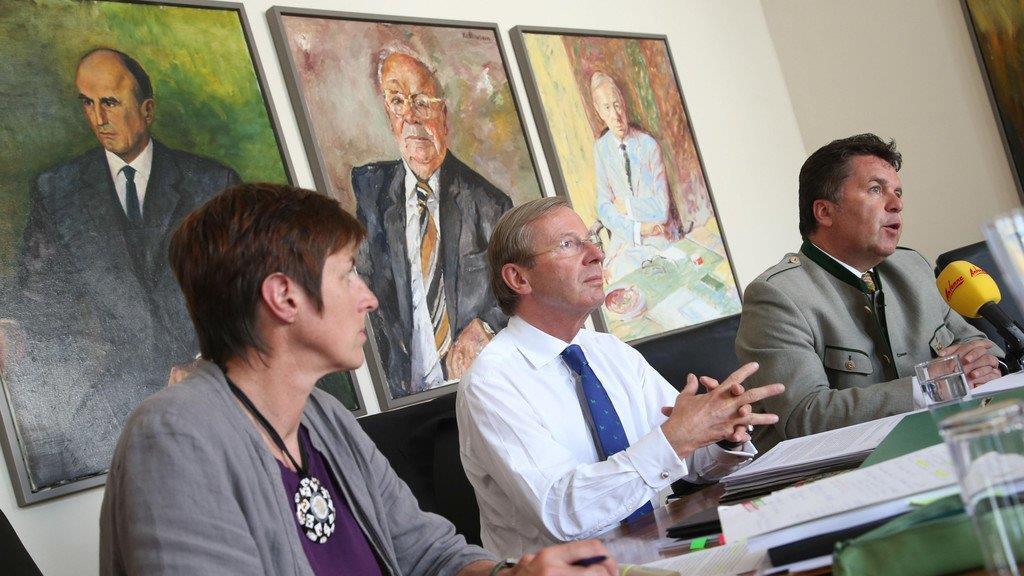 Pressekonferenz der Landesregierung