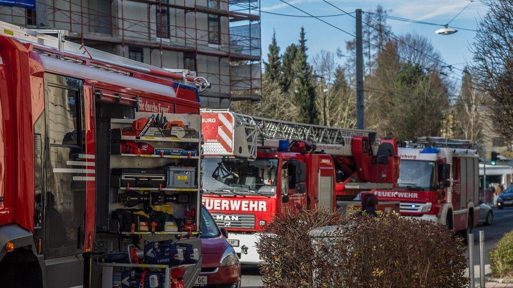 Christbaumbrand im GSWB-Gebäude