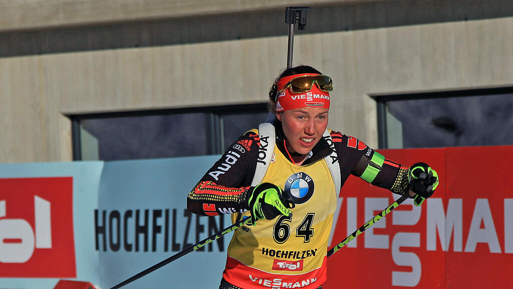Dahlmeier bei Biathlon-WM 2017 in Hochfilzen