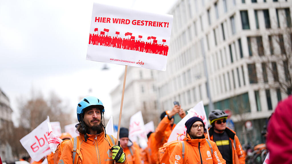 Fahrradkuriere streiken