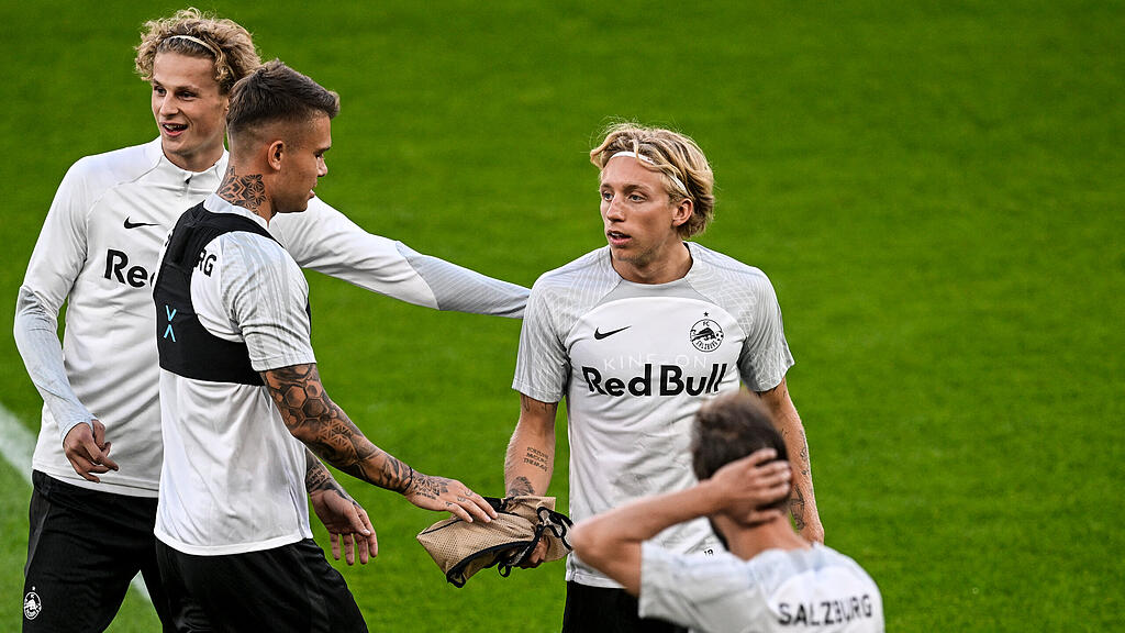 Red Bull Salzburg, Training, Benfica Lissabon, Mads Bitstrup