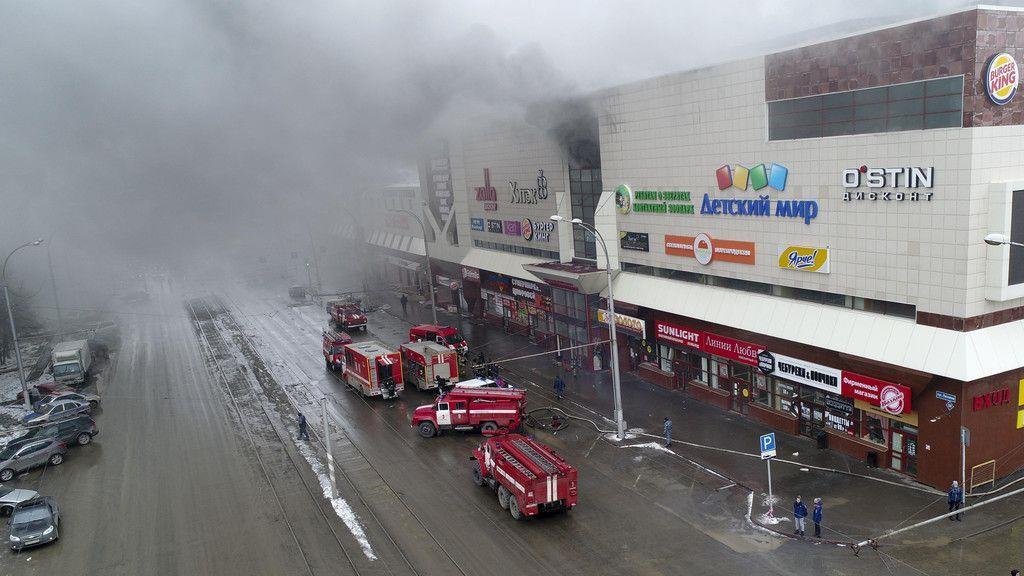 Tödlicher Brand in russischem Einkaufszentrum