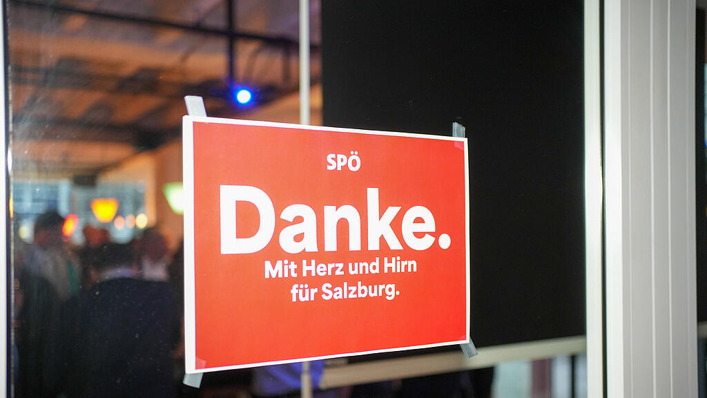 Die Wahlparty der SP\u00d6 in Salzburg