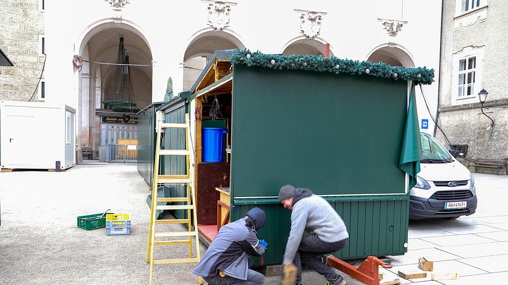 Christkindelmarkt 2024 Aufbau
