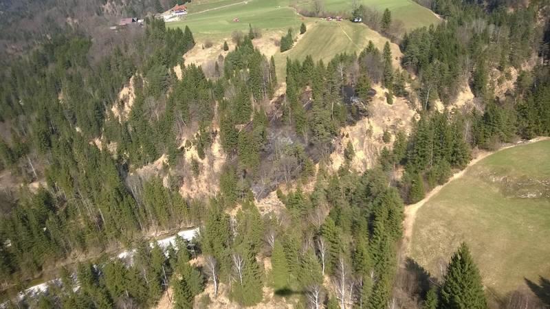 Waldbrand in der Strubklamm