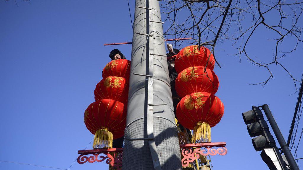 China feiert das Jahr des Hahns