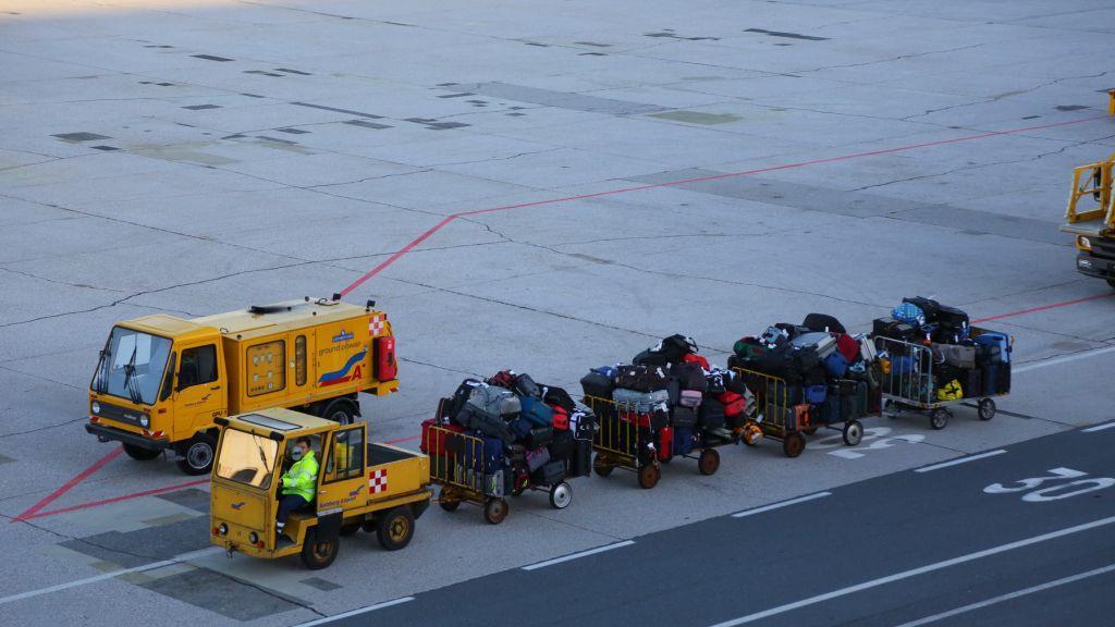 Viel los am Flughafen