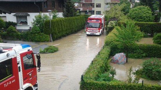 Hochwasser in Kaprun