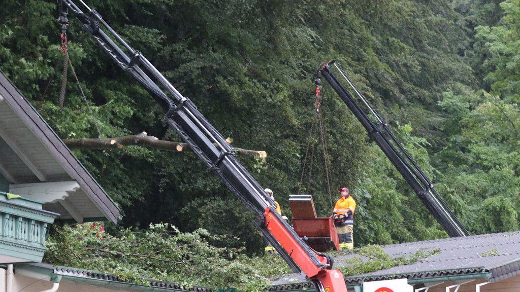 Unwetter in Großgmain