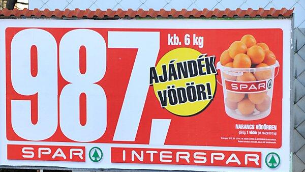 Spar fühlt sich in Ungarn diskriminiert