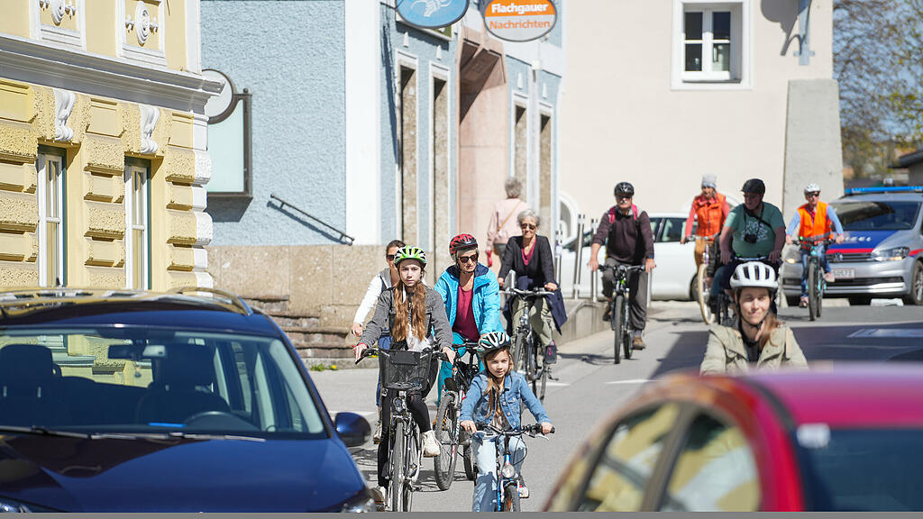 LeSe Fahrrad-Demo in Seekirchen