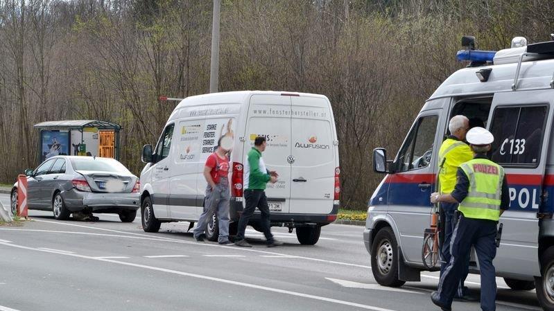 Verkehrsunfall in der Alpenstraße