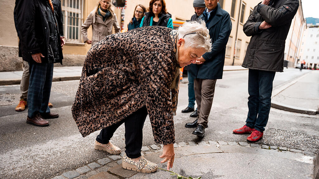Verlegung Stolpersteine Stadt Salzburg