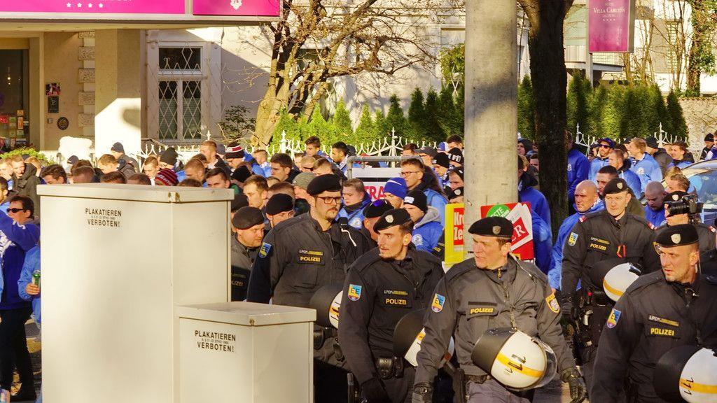 Schalke-Fans in Salzburg