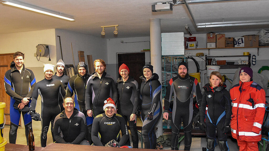 Christbaumschwimmen Wasserrettung Niedernsill